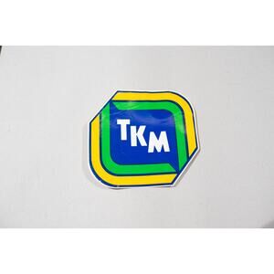 Vintage 80s TKM Kart Karting Racing Sticker, NOS Decal Motorsport Retro Go-Kart